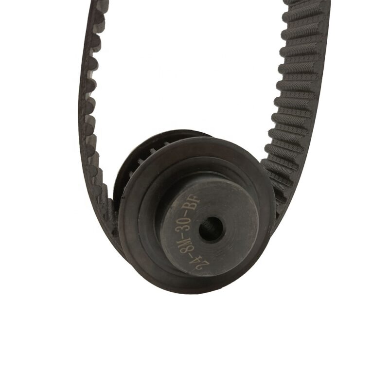 1045 Steel 50mm Width HTD8M 22 Teeth Standard Timing Belt Pulley