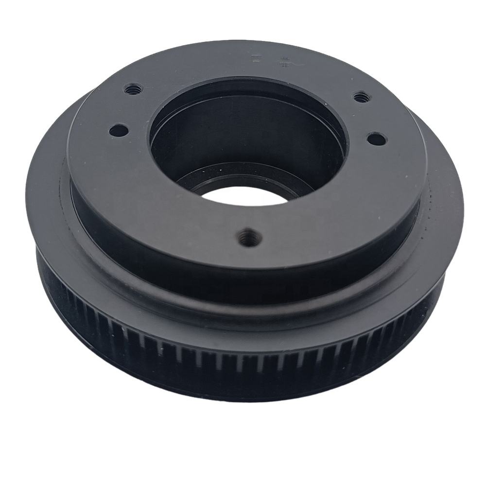 CNC Machining Custom Bearing Bore Steel Timing Belt Pulley