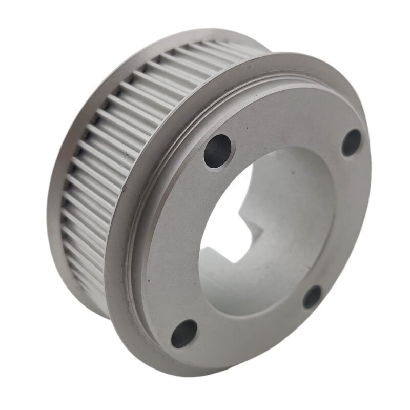 Custom Size Industrial Aluminum Timing Belt Pulley with Double Flange