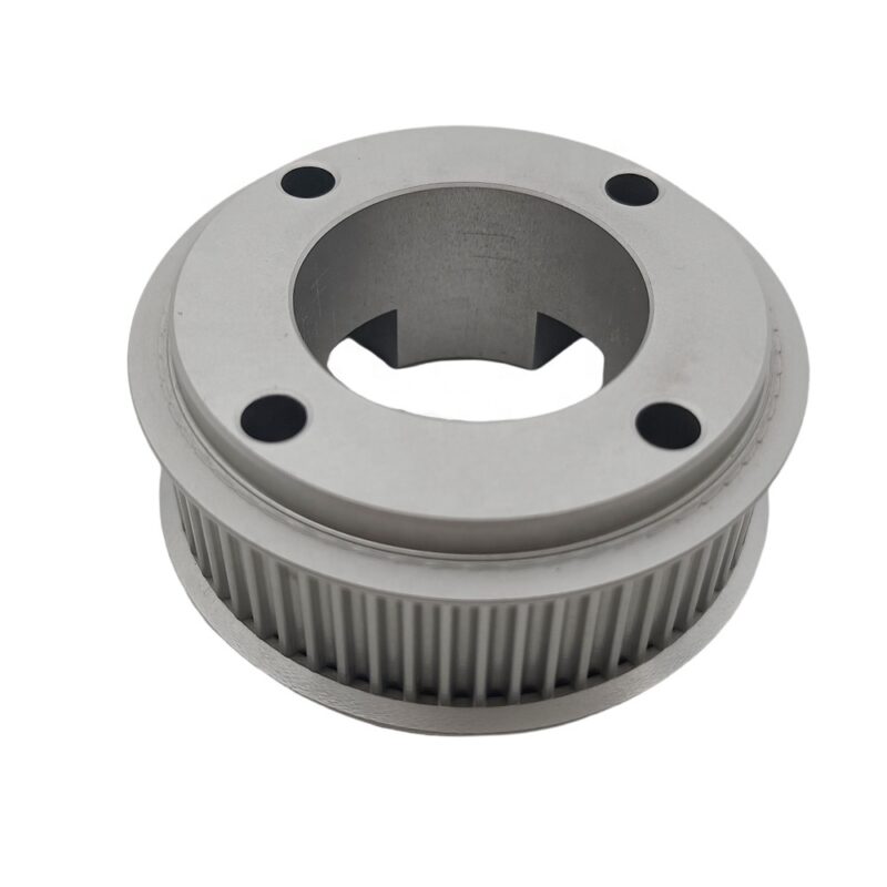 Custom Size Industrial Aluminum Timing Belt Pulley with Double Flange