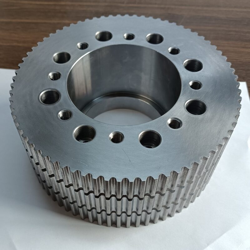 Customized Stainless Steel 8M HTD Timing Belt Pulley for CNC