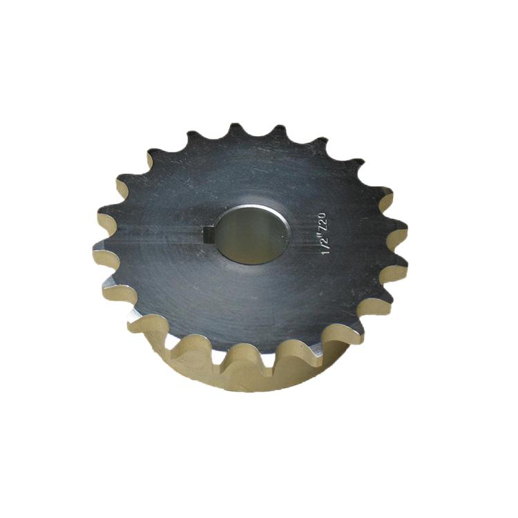 Sprocket White Galvanized High Frequency Teeth C45 Roller Chain Sprocket Wheel